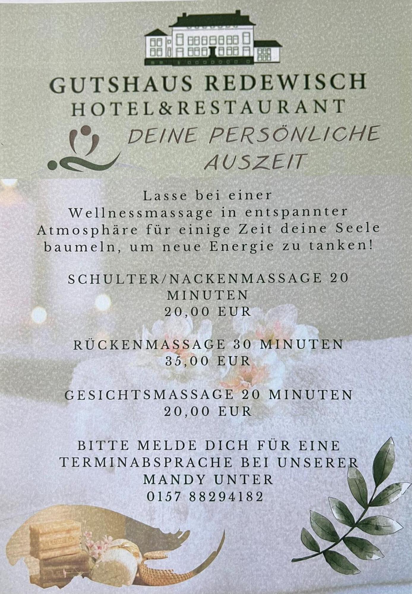 Gutshaus Redewisch Hotel&Restaurant Ostseebad Boltenhagen Exterior foto